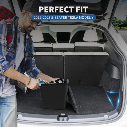 Rear Trunk Organizer for Tesla Model Y (2022-2024 5 Seater)