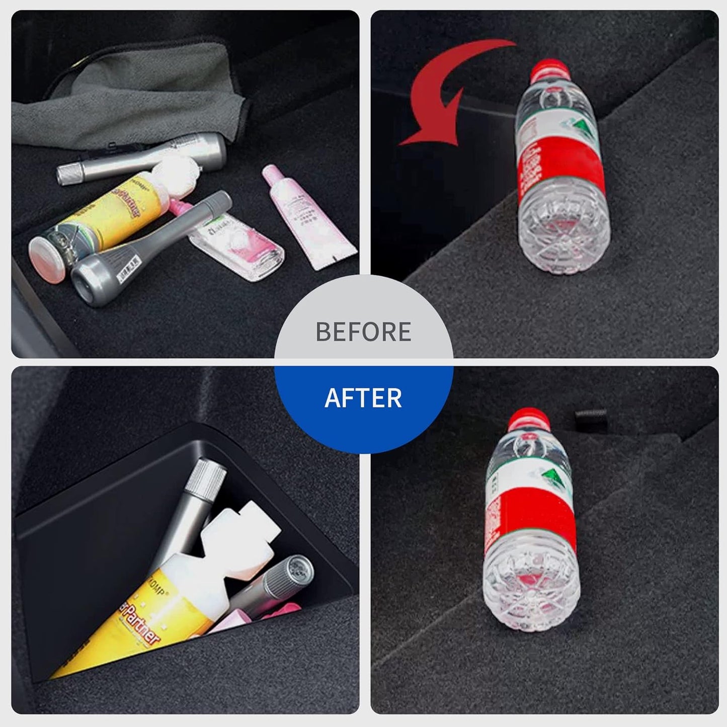 Rear Trunk Organizer for Tesla Model Y (2022-2024 5 Seater)