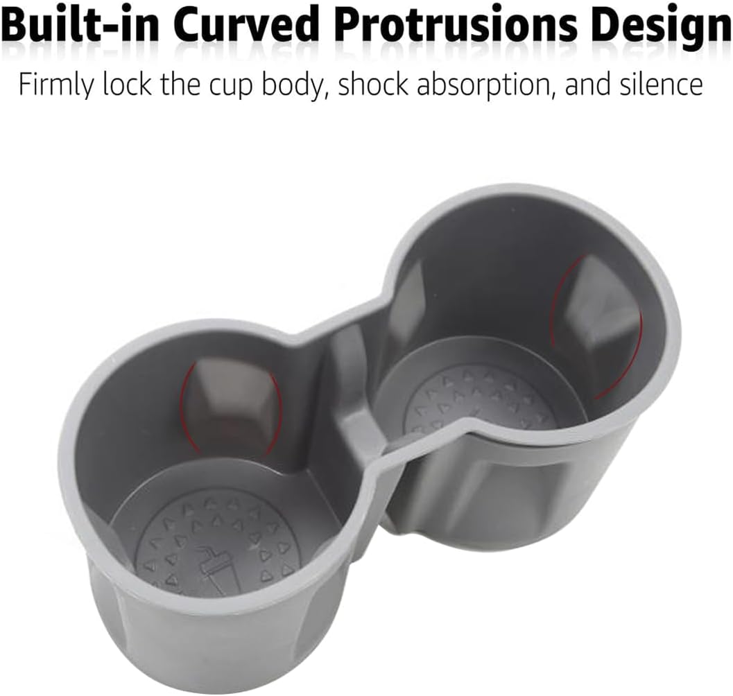 Center Console Cup Holder Insert for Tesla Model 3 (2021-2023) and Model Y (2021-2024)