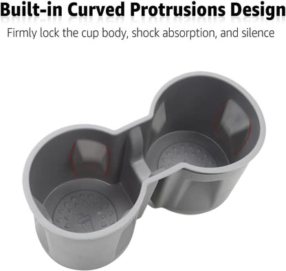 Center Console Cup Holder Insert for Tesla Model 3 (2021-2023) and Model Y (2021-2024)