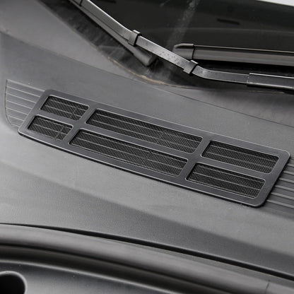 Air Flow Intake Vent Grille ABS Plastic Protection Inlet Cover Leaves Insect Guard for Tesla Model 3 (2017-2023)