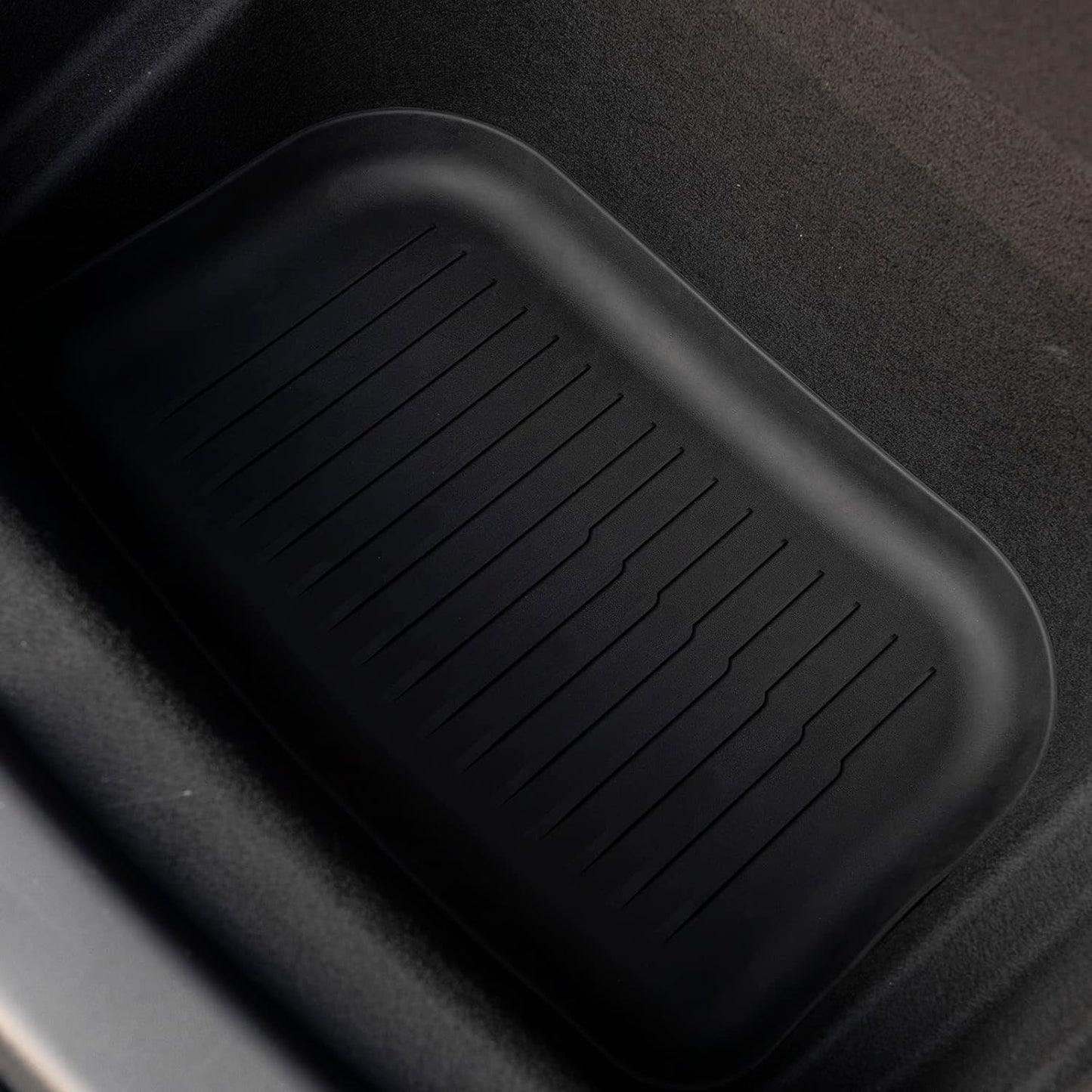 Tesla Model Y Front Trunk Mats & Rear Trunk Mats (for 5 Seats), TPE Waterproof All-Weather Protect Cargo Liner Compatible with 2021-2024 Tesla Model Y (for 5 Seats)