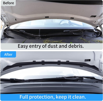 Front Hood Weather Strip Rubber Seal Protector Guard Strip for Tesla Model 3 2017-2023