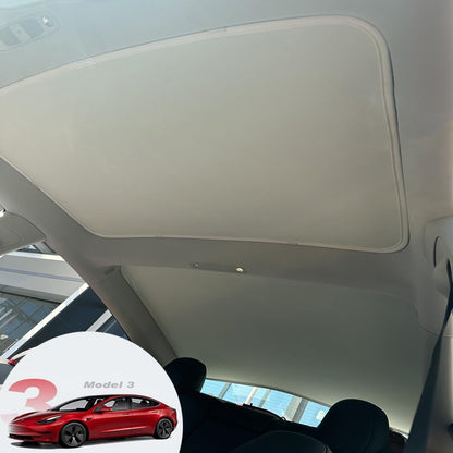 Sunshade Front & Rear Glass Roof for Tesla Model 3 2017-2023