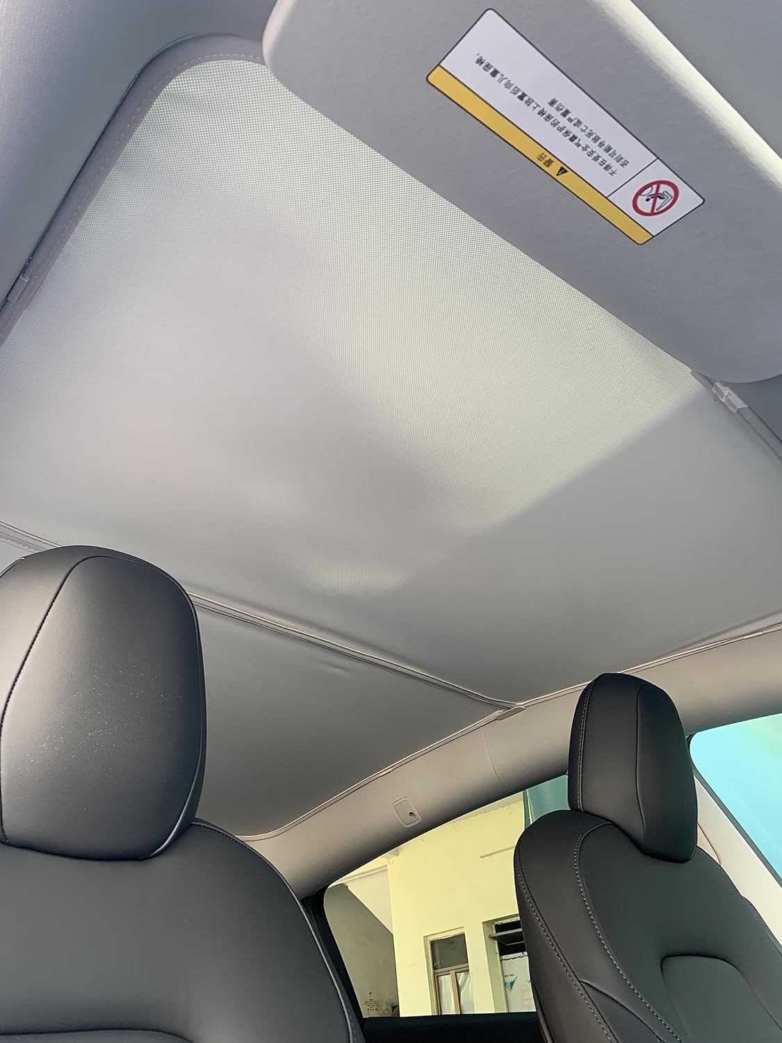 Sunshade Front & Rear Glass Roof for Tesla Model Y 2021-2024