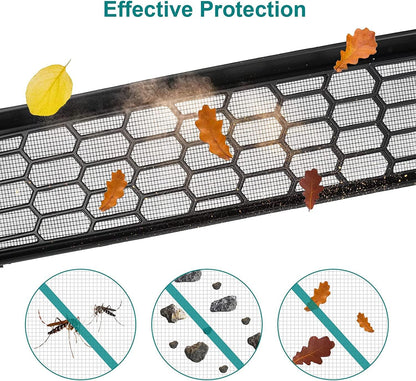 Car Front Air Flow Vent Inlet Intake Grill Mesh Grille Grid Protection Cover for Tesla Model Y (2021-2024)