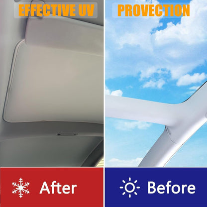 Sunshade Front & Rear Glass Roof for Tesla Model 3 2017-2023