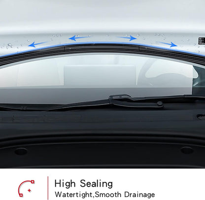 Front Trunk Hood Rubber Sealing Strip for Tesla Model Y 2021-2024, Water Retaining Strip Vent Protector Guard Interior Accessories