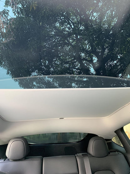 Sunshade Front & Rear Glass Roof for Tesla Model Y 2021-2024